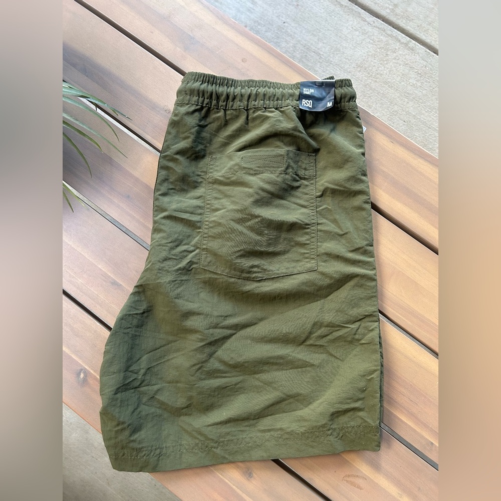 RSQ nylon Green navy Shorts Comfortable Fit - Picture 9 of 16